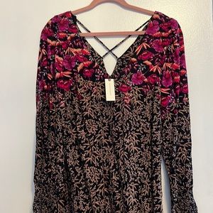 Anthropologie floral mini dress.
